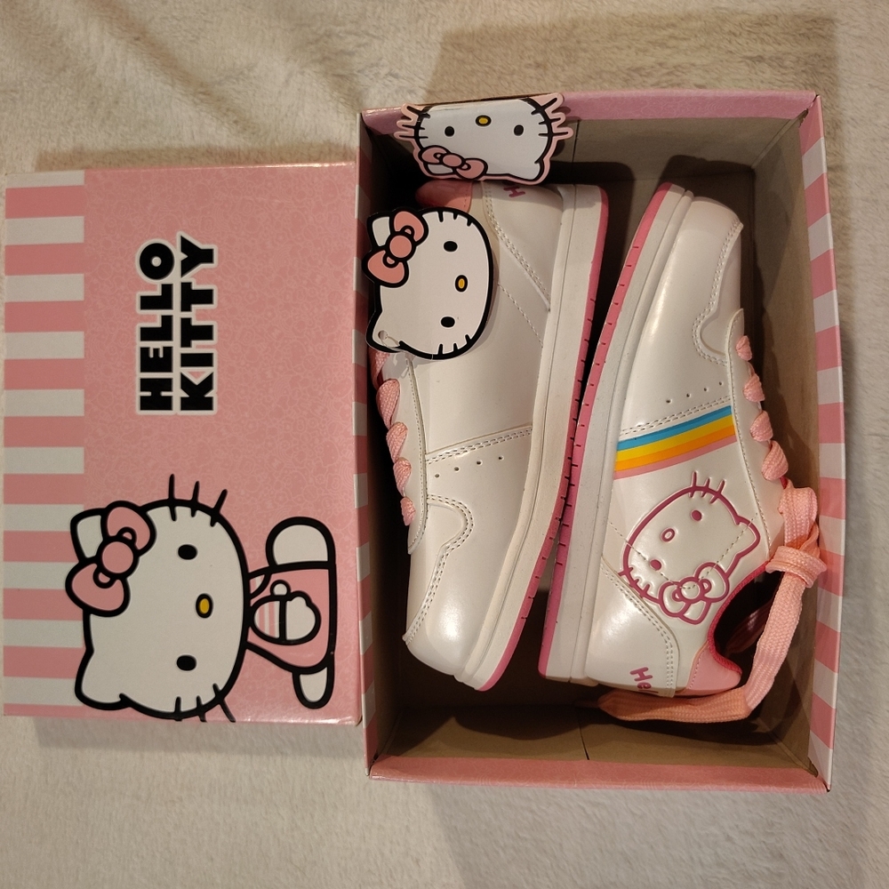 Hello Kitty Kids Shoes - Pink and White